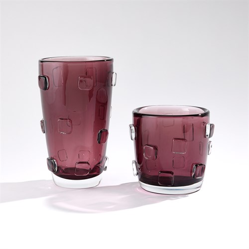 Ingot Vases-Plum