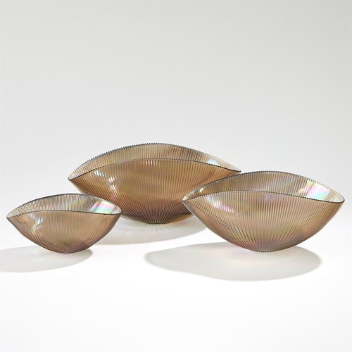 Pleated Bowls-Sandy