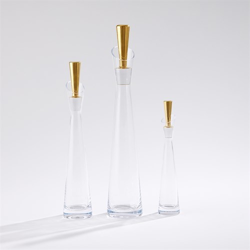 Slant Decanters-Gold