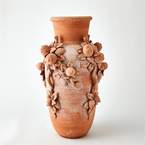 Villa Limone Urn-Terracotta-Lg