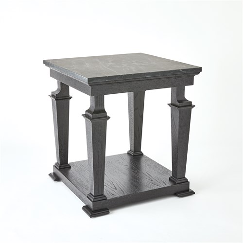 Josephine Side Table-Blackened Oak