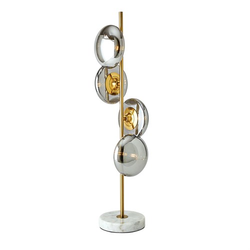 Stellar Table Lamp-Smoke/Brass