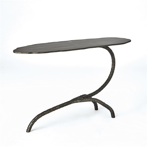 Forest Blossom Side Table-Natrual Iron