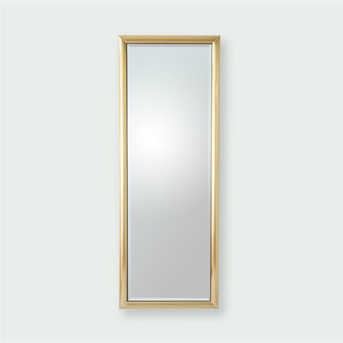 Bennett Floor Mirror-Brass