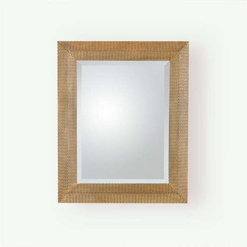 Delicate Basketweave Mirror-Gold Delicate Basketweave Mirror-Gold