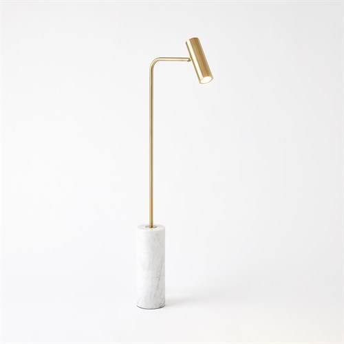 Spotlight Floor Lamp-Brass