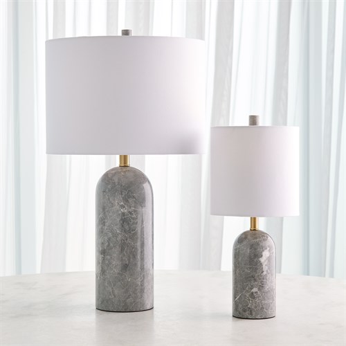 Callanish Marble Table Lamps-Grey