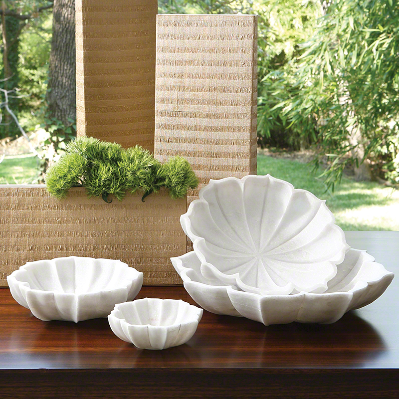 Marble Petal Bowl