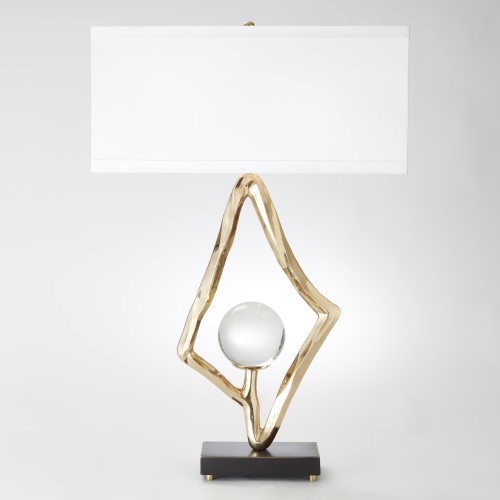 Abstract Lamp-Brass