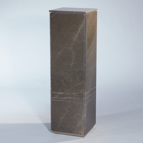 Graffito Marble Pedestal