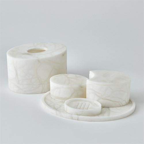 Alabaster Oval Collection