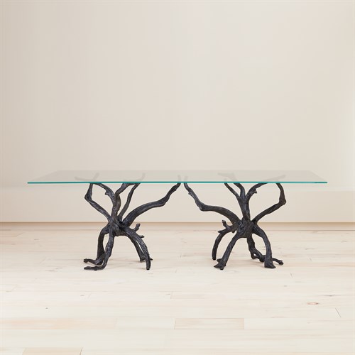 Monterey Rectangle Dining Table-Natural Iron