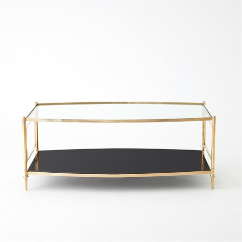 Camber Cocktail Table-Brass