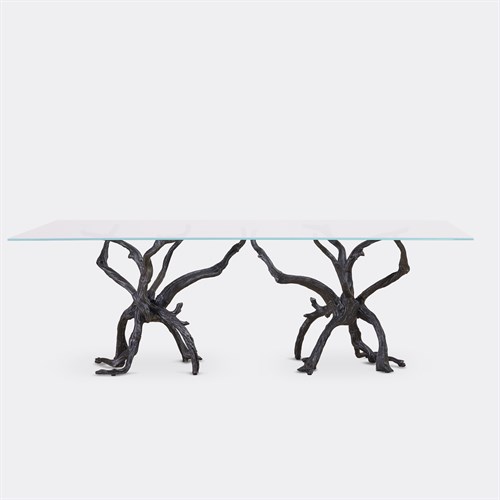 Monterey Rectangle Dining Table-Natural Iron