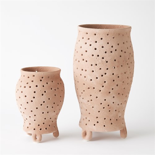 Yassine Candle Holder-Rose Yassine Candle Holder-Rose