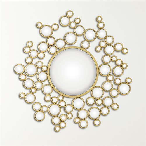 Aquarius Mirror-Gold Leaf Aquarius Mirror-Gold Leaf