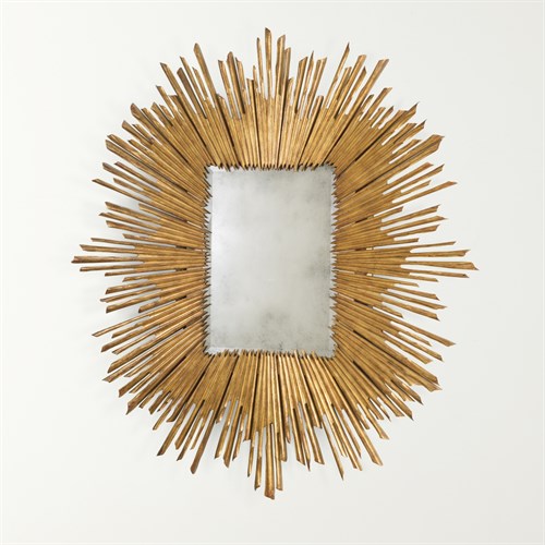 Soleil Mirror-Gold Leaf Soleil Mirror-Gold Leaf