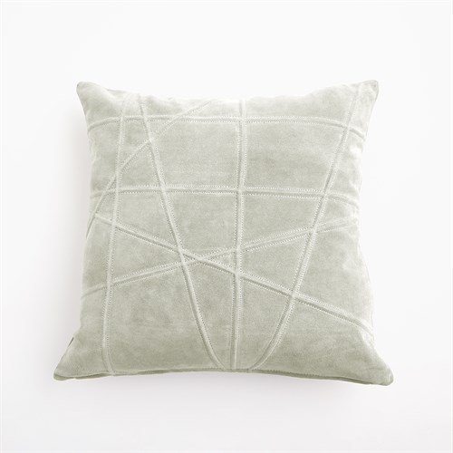 Crossroads Suede Pillow-Grey Crossroads Suede Pillow-Grey