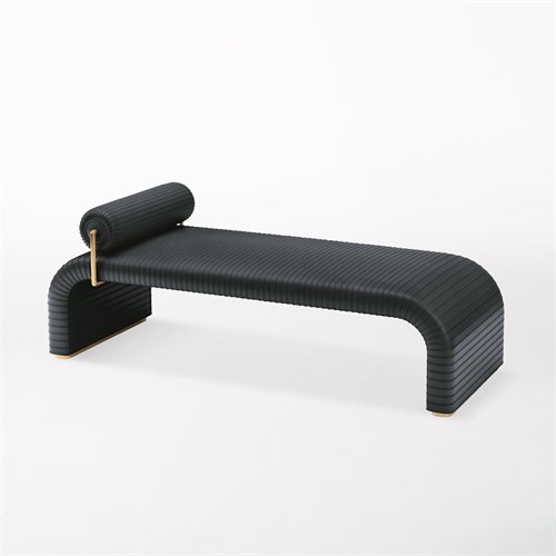 Cade Daybed-Graphite Leather Cade Daybed-Graphite Leather