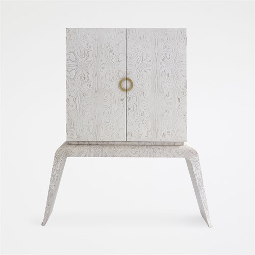 Baxter Bar Cabinet-White Baxter Bar Cabinet-White