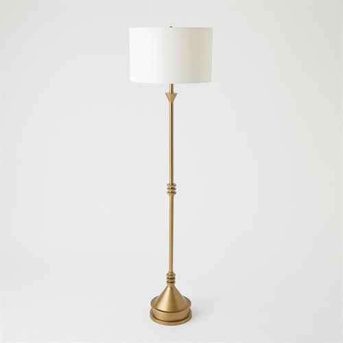 Gear Floor Lamp-Antique Brass Gear Floor Lamp-Antique Brass