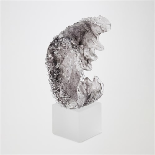 Tidal Wave Sculpture-Mini-Gray