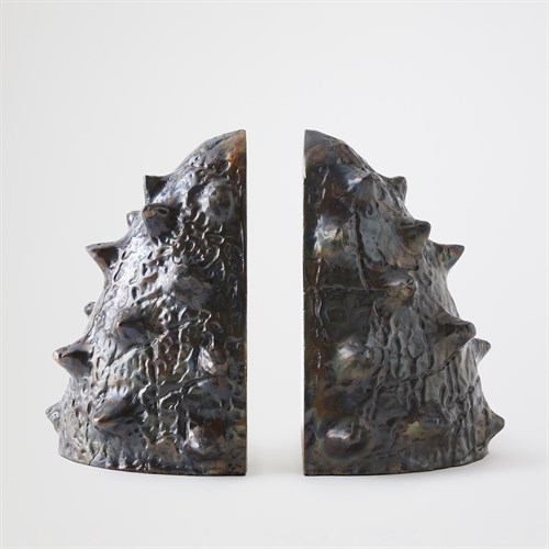 Biomorphic Bookends-Bronze/Brass Biomorphic Bookends-Bronze/Brass