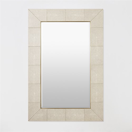 Manta Mirror-Ivory Shagreen