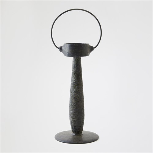 Totem Candlestick w/Handle Totem Candlestick w/Handle