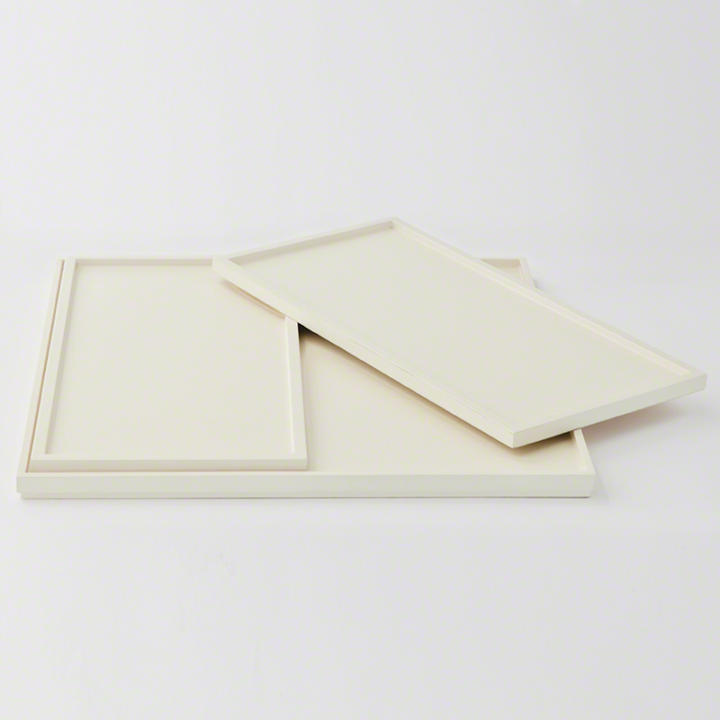 S/3 Nesting Trays in Ivory Lacquer