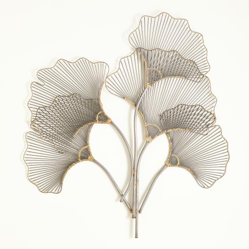 Ginkgo Leaf Wall Panel-Natural Iron